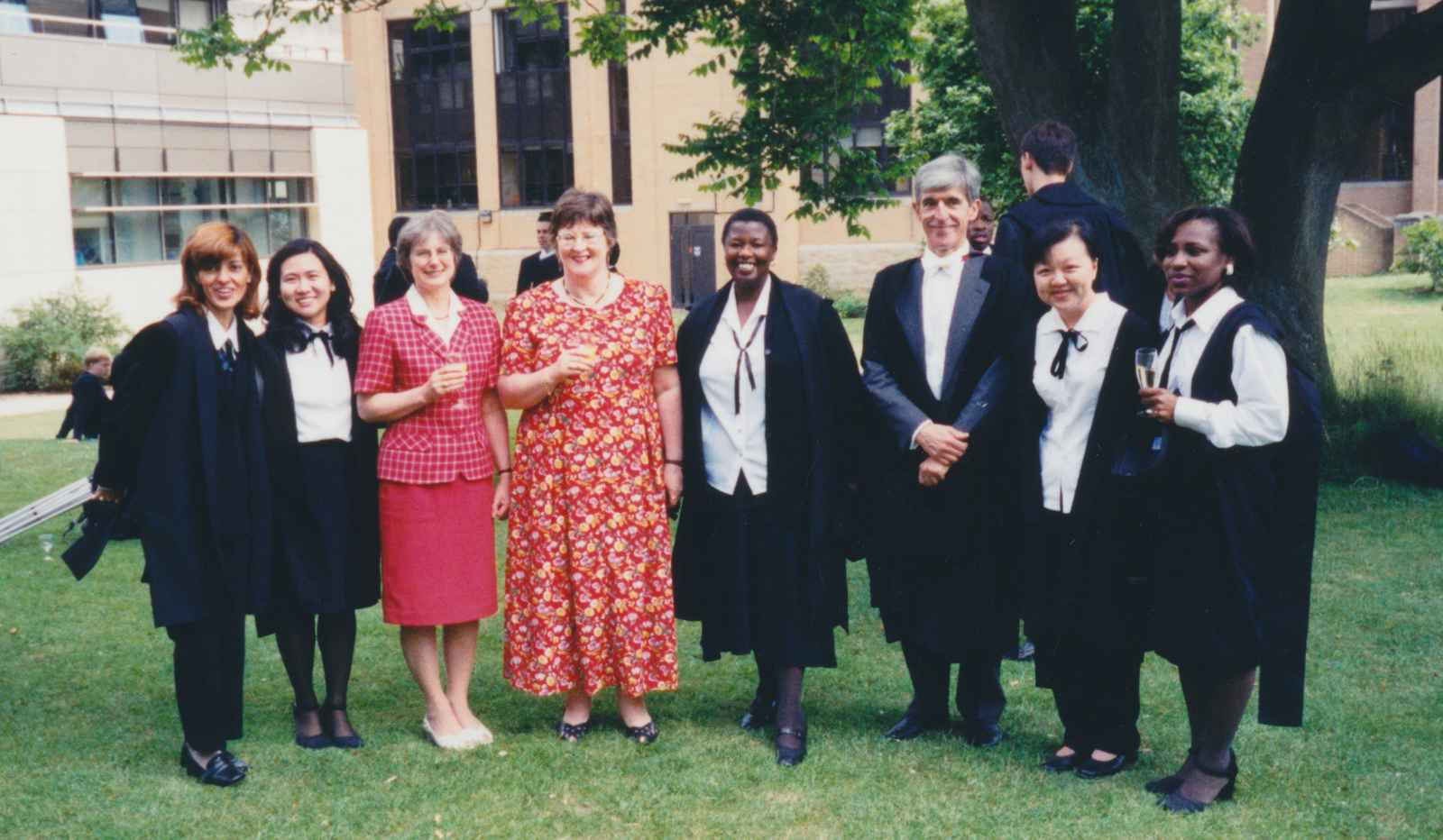 Ambassador Anna Aghadjanian (1st from left); Alison Nicol, former Administrator (3rd from left); Glenis Collins, former Secretary (4th from left); Ambassador Christopher Long, former Director of the Programme (3rd from right) Ambassador Anna Aghadjanian (1st from left); Alison Nicol, former Administrator (3rd from left); Glenis Collins, former Secretary (4th from left); Ambassador Christopher Long, former Director of the Programme (3rd from right)