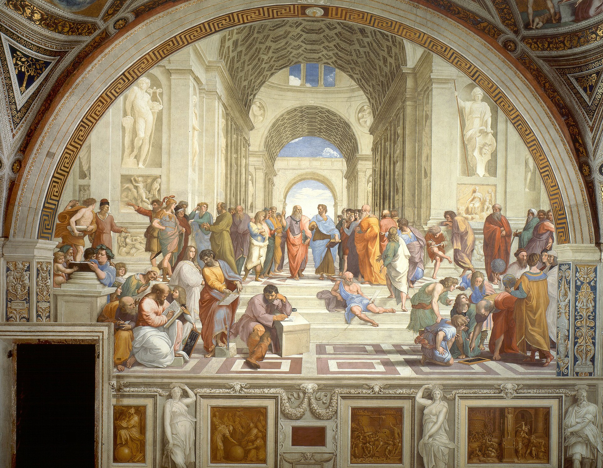 The School of Athens: a fresco by the Italian Renaissance artist Raphael