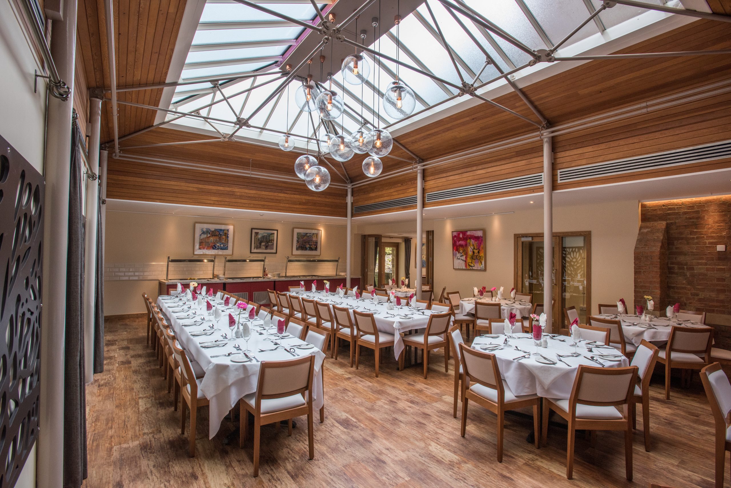 The dining room at Rewley House