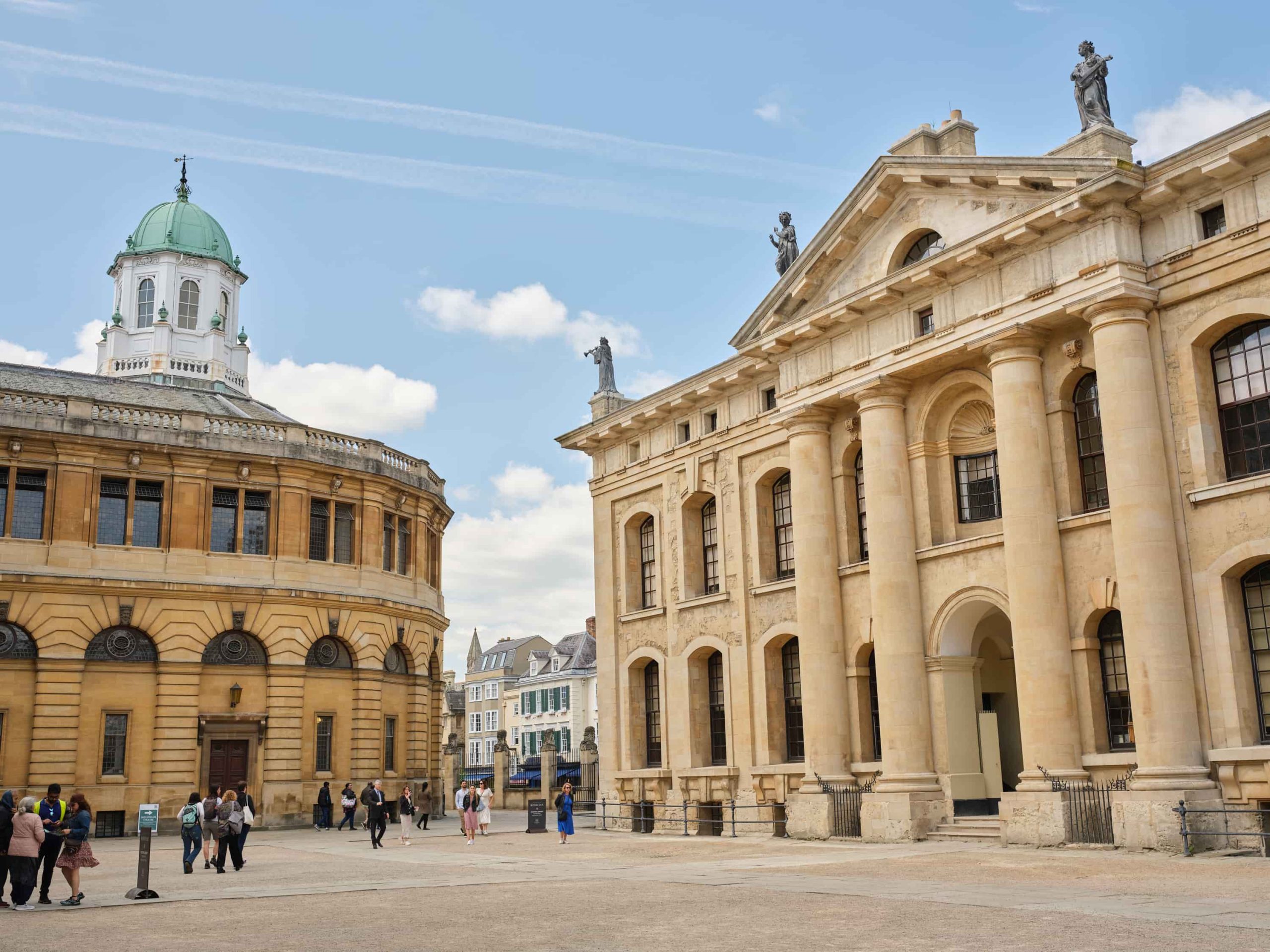 Photo of Oxford’s iconic Sheldonian Theatre.
