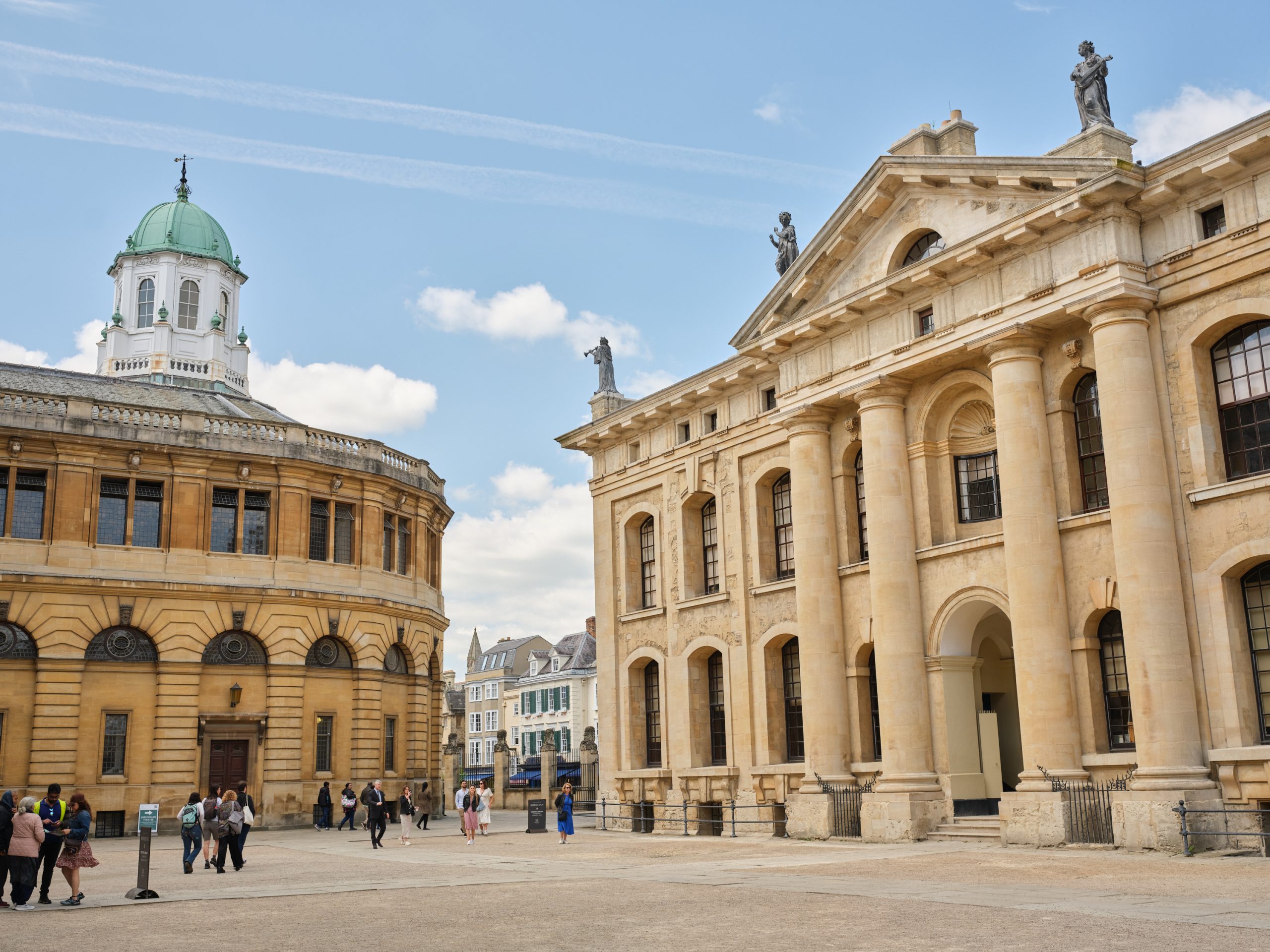 Photo of Oxford’s iconic Sheldonian Theatre.